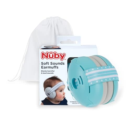 Nuby Soft Sounds Noise-Canceling Earmuffs with Travel Case