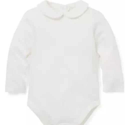 Baby Jet Ivory Baby Peter Pan Collar Bodysuit by Janie and Jack