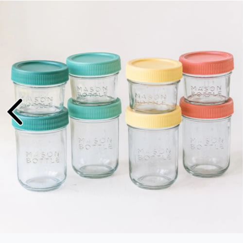 Breastmilk Storage Jar Set – Mason Bottle