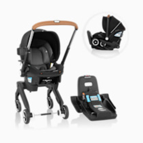 Evenflo Gold Shyft DualRide Infant Car Seat Stroller Combo w Carryall Storage & Extended Canopy - Moonstone