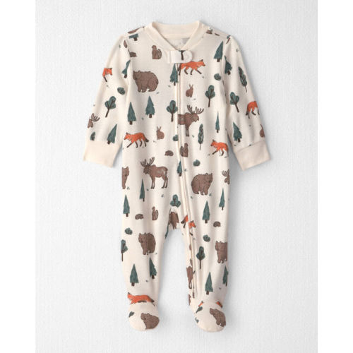 Baby Organic Cotton Sleep & Play Pajamas in Woodland Creatures - Little Planet | Carter's