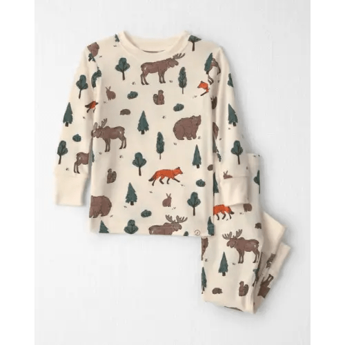 Baby 2-Piece Organic Cotton Pajamas in Woodland Creatures - Little Planet | Carter's