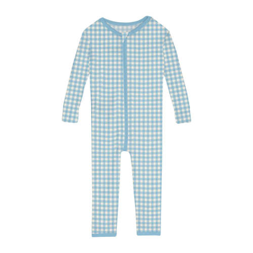 Seaside Blue Gingham, Convertible Sleeper