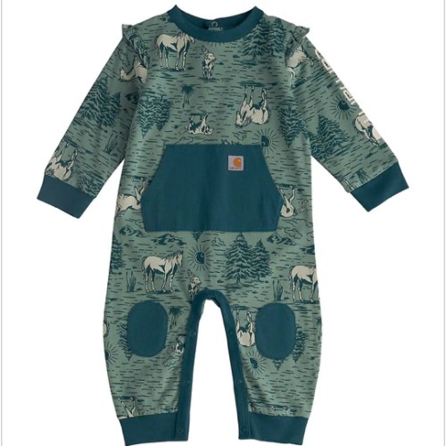 Girls' Long Sleeve Printed Coverall (Baby) | Shop all Girls | Carhartt