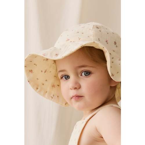 Organic Cotton Muslin Noelle Hat - Dina Antique
