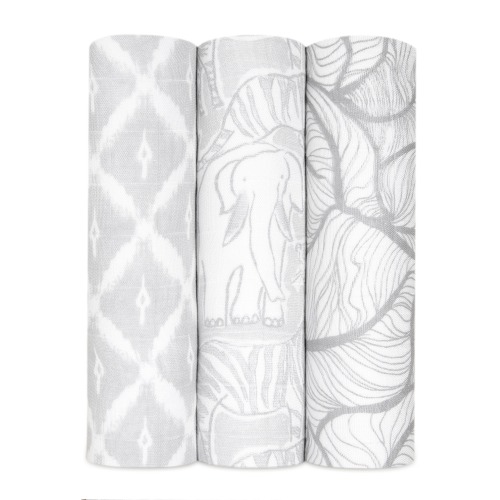 Culture Club Sky Print Muslin Swaddle 3pk | aden + anais