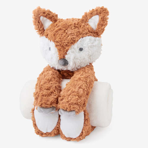 Swirl Fox Bedtime Huggie Plush Toy – Elegant Baby