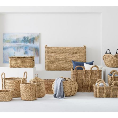 Beachcomber Tall Rectangular Basket - Natural