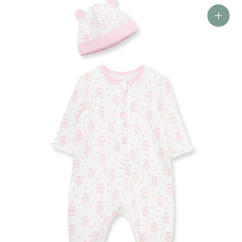 Joyful Bear 2-Way-Zip Footie & Hat