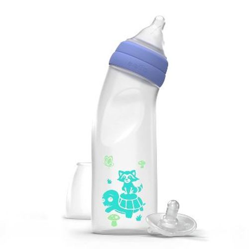 Evenflo Balance Plus Angled Baby Bottle Standard Flow 0M Plus for Infant Feeding, 9 oz