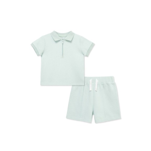 Organic Cotton Polo & Shorts Set
