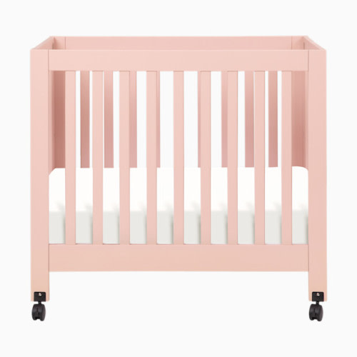 babyletto Origami Mini Crib - Pink