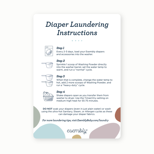 Cloth Diaper How To Guide + Laundry Magnet – Esembly