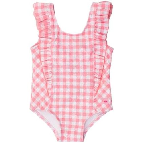 RuffleButts® Baby/Toddler Girls Ruffle Strap One Piece Swimsuit w/UPF 50+ Sun Protection