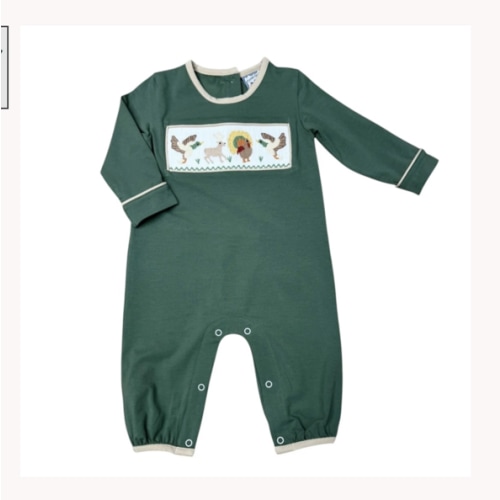 Three Sisters Boys Life Smocked Romper - Ruffle Me This