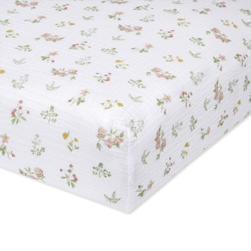 aden + anais essentials Cotton Muslin Fitted Crib Sheet