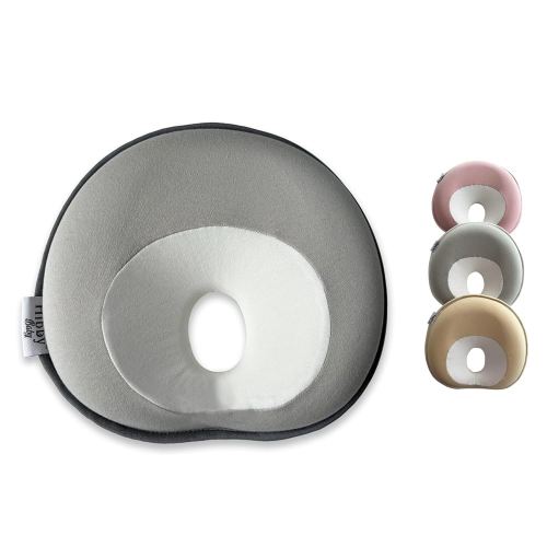 Baby Pillow for Stroller, Bouncer, Car Seat and Travel (Pebble Grey)