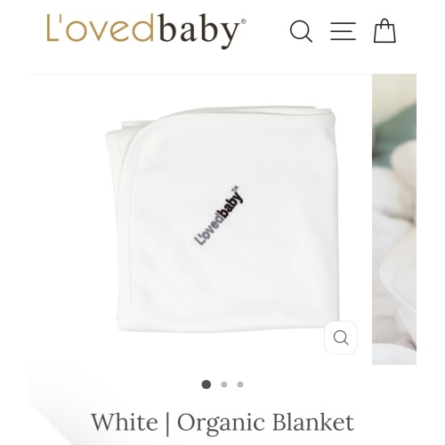 White | Organic Blanket – L'ovedbaby