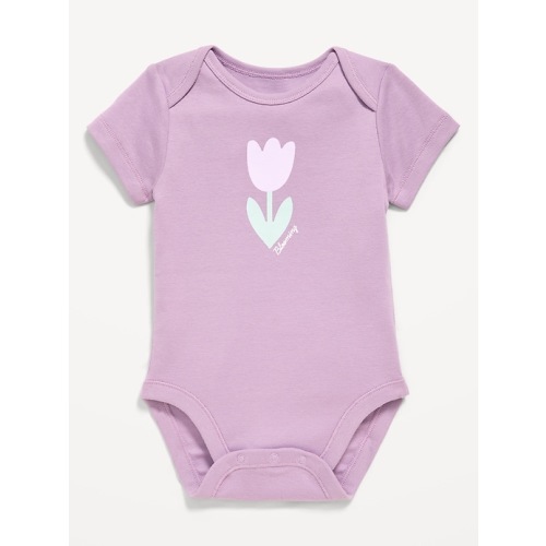 Unisex Short-Sleeve Bodysuit for Baby