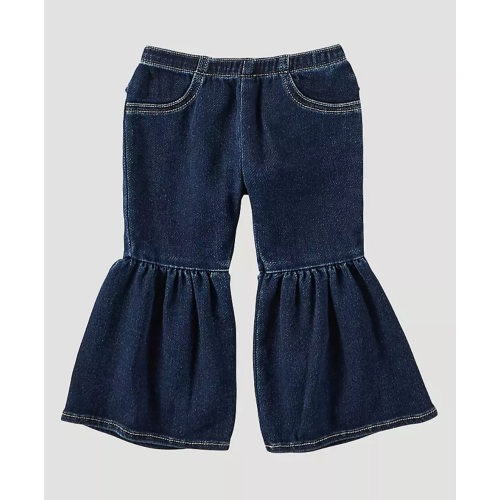Little Girl's Ruffle Leg Flare Jean