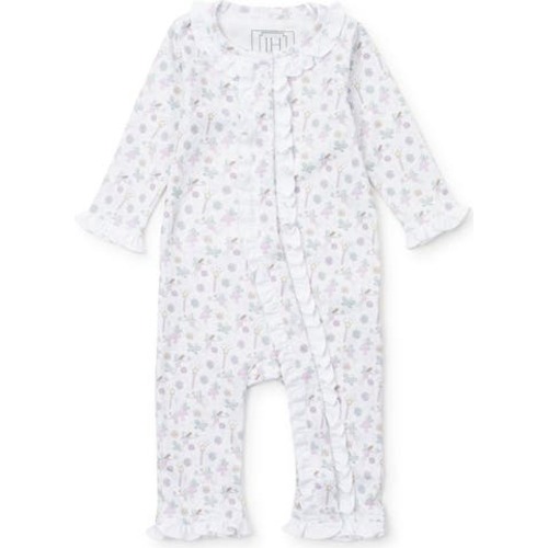 Grey Girls' Romper, 0-3M