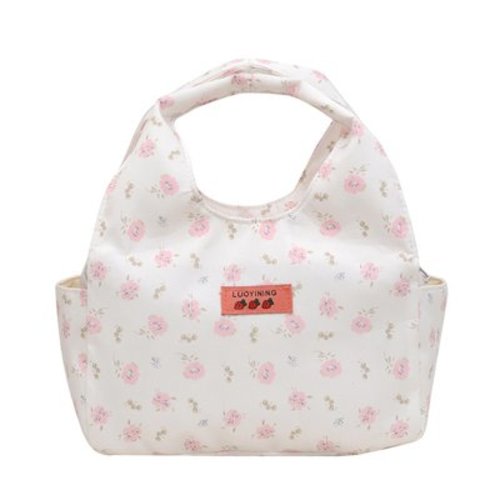 OUTLOU Lunch Bag Kawaii Floral Lunch Bag for Women Cute Lunch Box Cute Lunch Bag Small Japanese Lunch BagClearance!