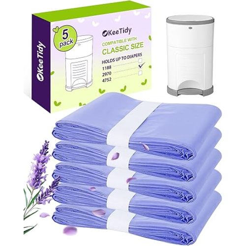 Diaper Pail Refills Compatible with Dekor Classic & Eko Classic