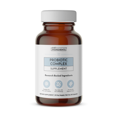 Probiotic Complex Capsules — 5B CFU, Delayed-Release, 90 ct | Just Ingredients