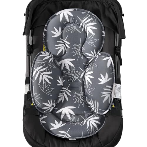 Infant Car Seat Insert, Baby Head Body Support for Newborn Cushion Pads, Compatible with 3 to 5 Point Harness Systems, Breathable Soft Fabric, Perfect for Carseats, Strollers, Swings