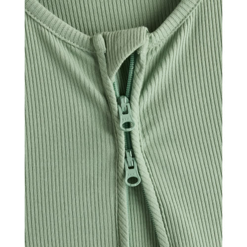 Softest Rib One Piece  in Sage Green