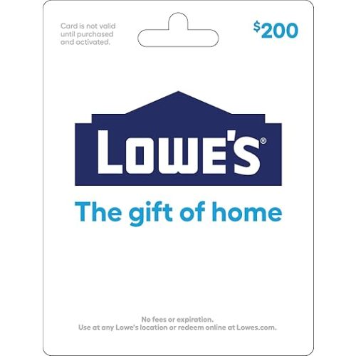 Lowe's Physical Gift Card