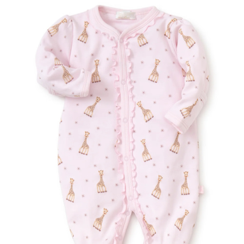 Sophie la girafe Pink Print Footie
