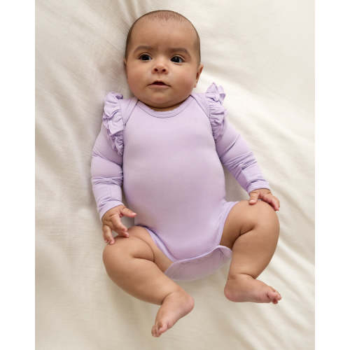 Misty Lavender Flutter Bodysuit | Little Sleepies