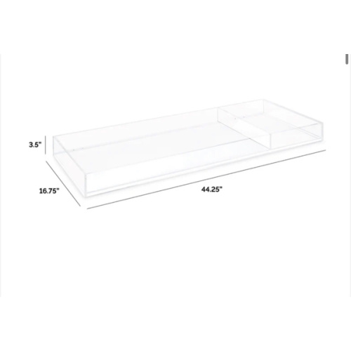 Nursery Works- Acrylic Changing Tray in Clear Acrylic