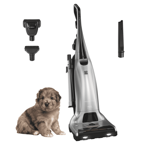 Kenmore Elite 31150 Pet Friendly Bagged Upright Beltless Vacuum w/Pet Handi-Mate, Triple HEPA, 3D Inducer Motor, Telescoping Wand, 5-Position Height Adjustment, 3 Cleaning Tools-Silver