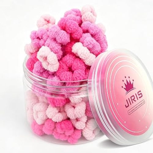 Baby Hair Ties 100PCS No Damage Mini Cotton Elastic Bands for Girls