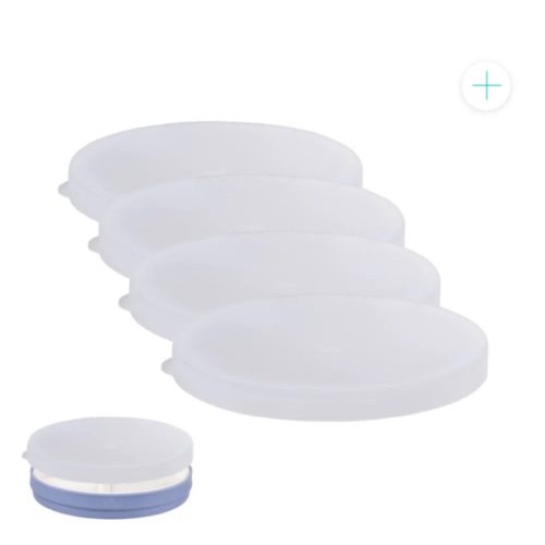 7.8" Porcelain Plate Silicone Lids