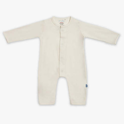 cream organic cotton magnetic coverall
0-3 months 
– Simply Magnetic Me
