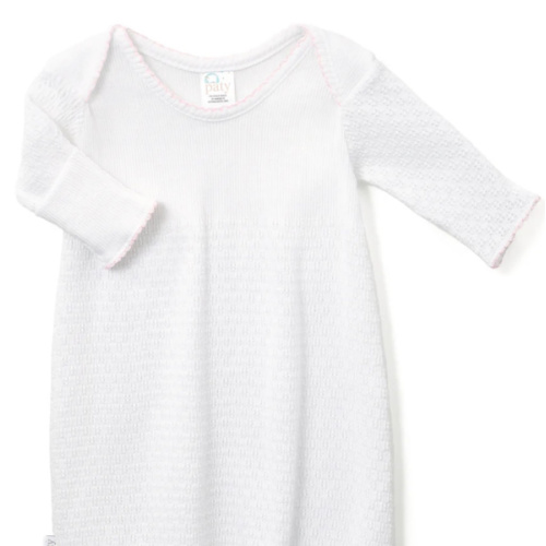 Paty Knit Overlap Shoulder Gown - PatyInc