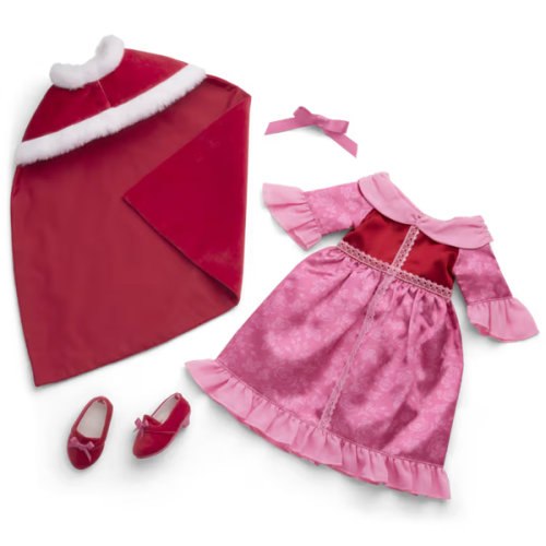 Disney Princess Belle Winter Dress & Cape Outfit for 18-inch Dolls by American Girl®