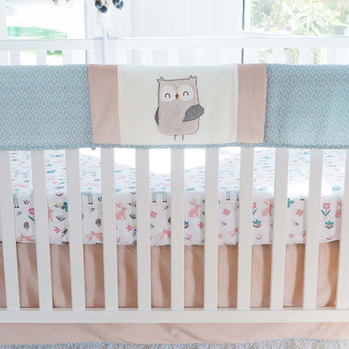 Levtex Baby Night Owl 4PC Bumper - Grey