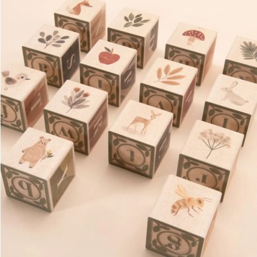 Watercolor ABC Blocks