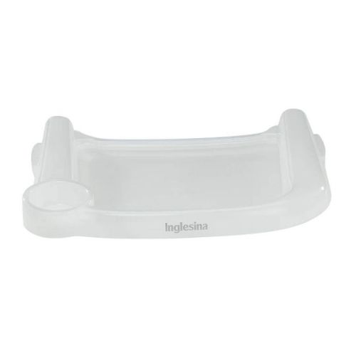 Inglesina Fast Dining Tray Plus-Compatible with Fast Table Chair Durable & Easy to Clean Quick, Simple Installation, BPA Free - Clear