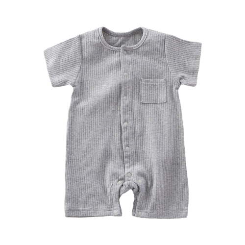 Timegard Baby Clothes Toddler Boy Girl Newborn Comfy Onesie Infant Unisex Short Button up Rompers