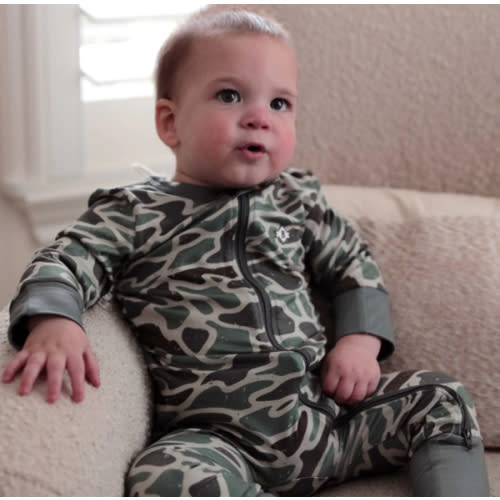 Baby Zip Up - Retro Duck Camo – BURLEBO