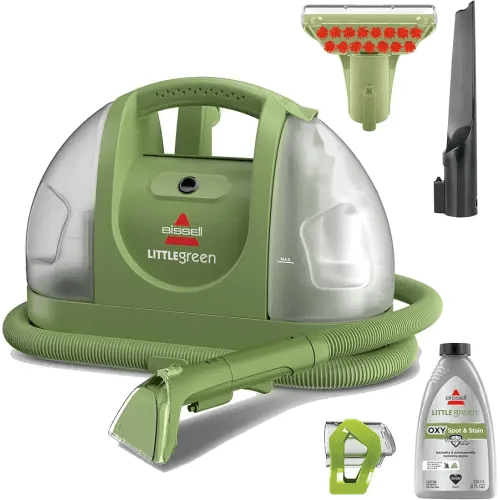 BISSELL Little Green Multi-Purpose Portable Carpet and Upholstery Cleaner, Car and Auto Detailer, with Exclusive Specialty Tools, Green, 1400B