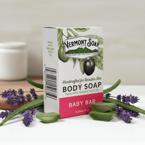 Aloe Baby Bar Soap | Extra Mild | Vermont Soap