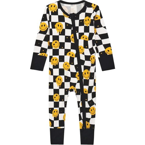 BambooBud Baby Zippered Rompers Newborn Pajamas Sleepers Long Sleeve Jumpsuits Infant Zipper Romper-Viscose from Bamboo