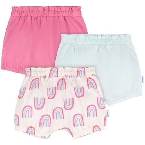 Onesies Brand Baby Girls' 3-Pack Bubble Shorts