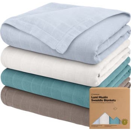 Lumi Muslin Swaddle Blankets